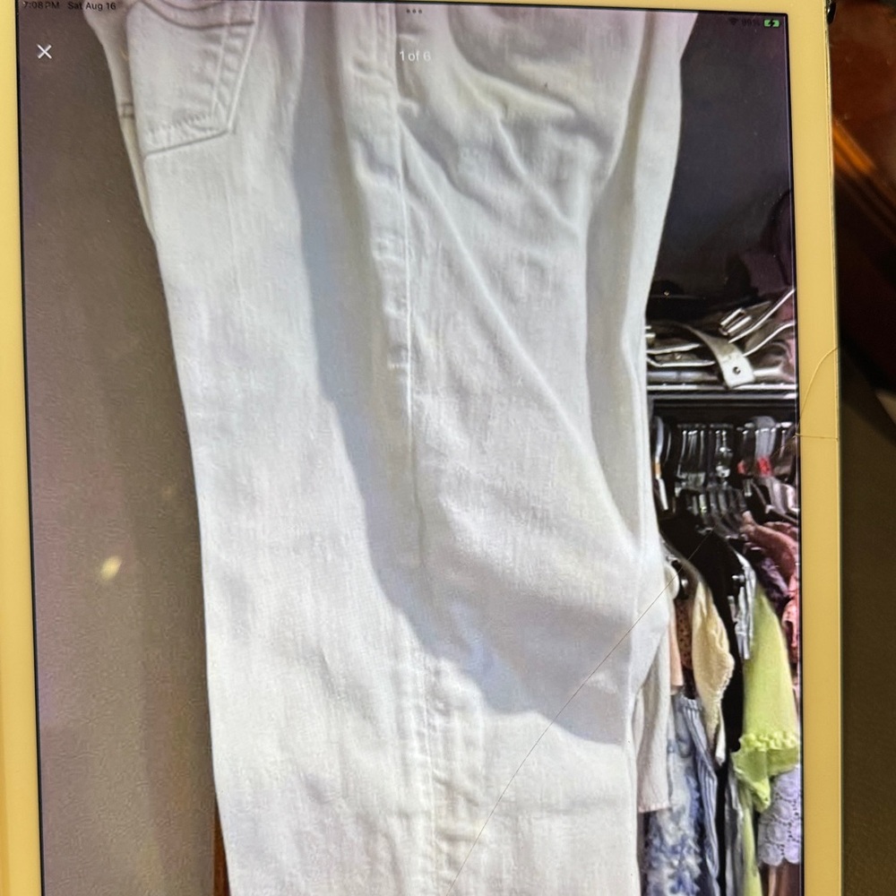 Lucky Brand White Denim Jeans